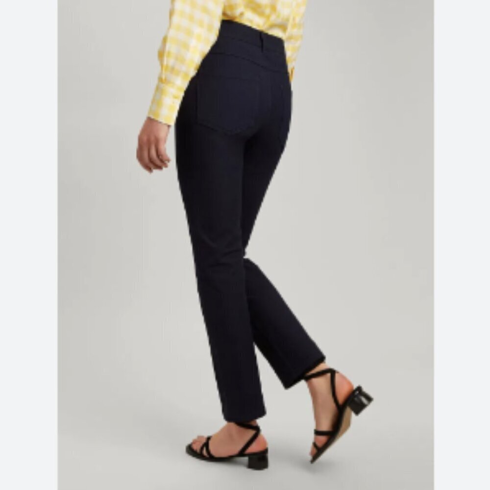 Joseph Gabardine Stretch Den Trousers Navy 38 - Picture 2 of 15